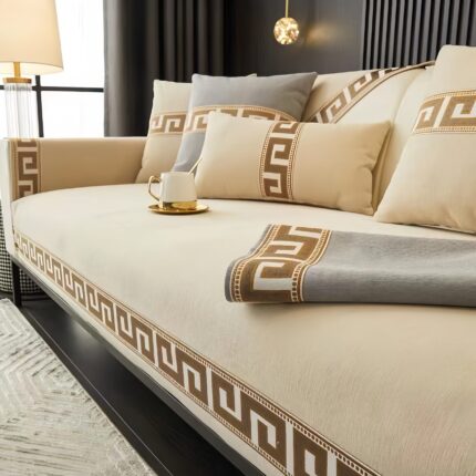 Luxurious Bohemian Chenille Sofa Cover