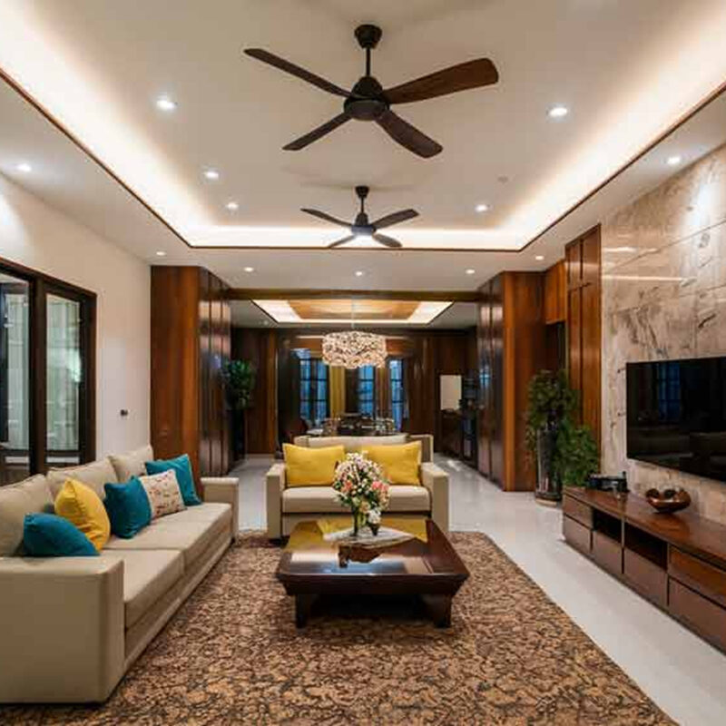 Modern ceiling designs for hall: Sleek and Minimalist
