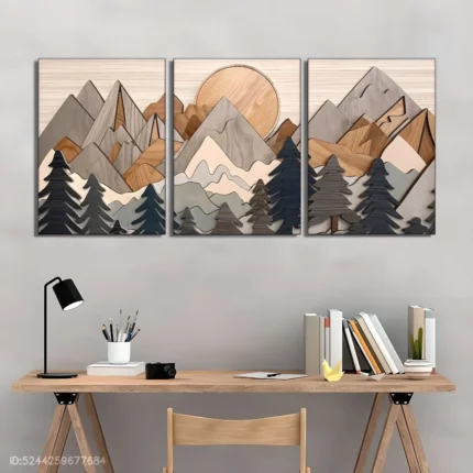 framed decorative set artistic