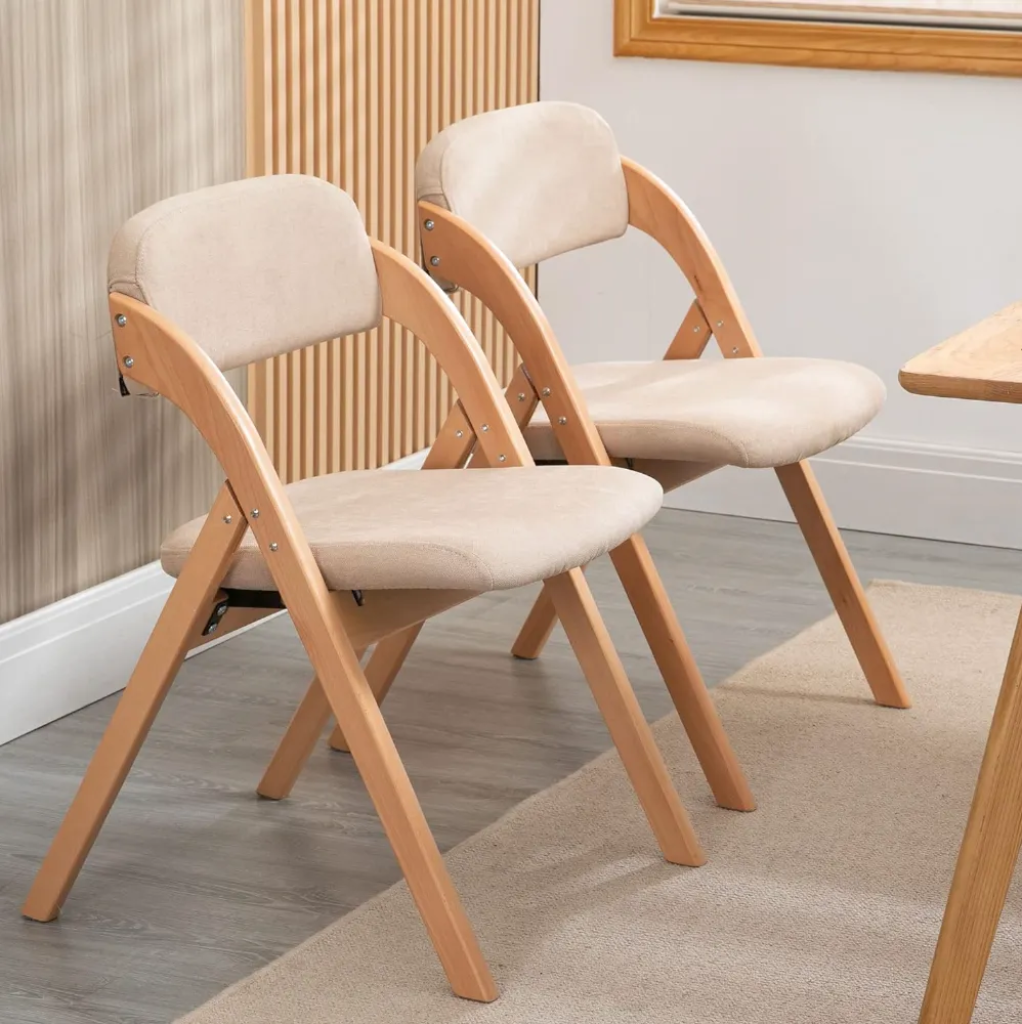 15. Use Foldable or Stackable Chairs