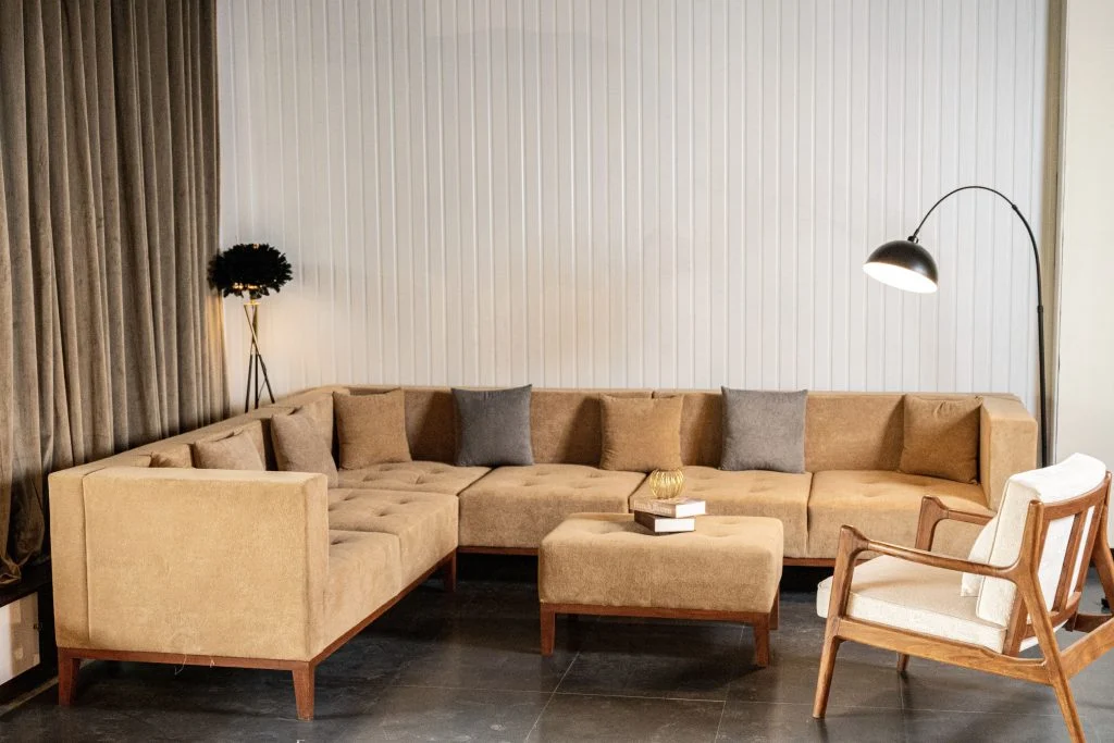 2. Pasha Furniture L-Shaped Sectional (PKR 85,000 - 95,000)