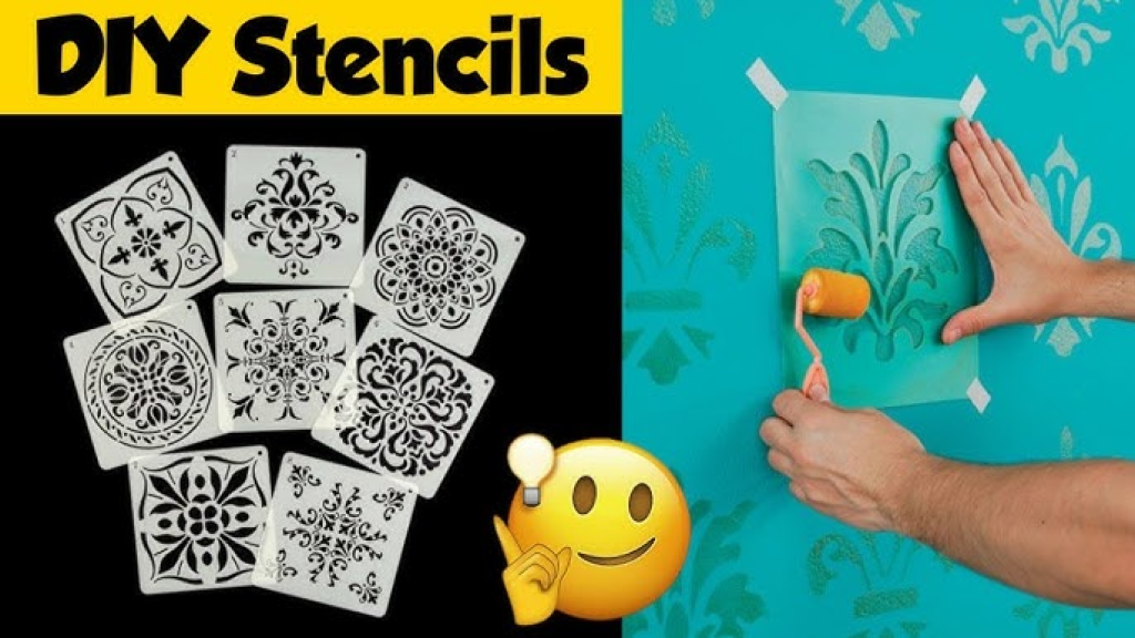 6. Design Your Own Wall Stencils (PKR 500 - 1,200)